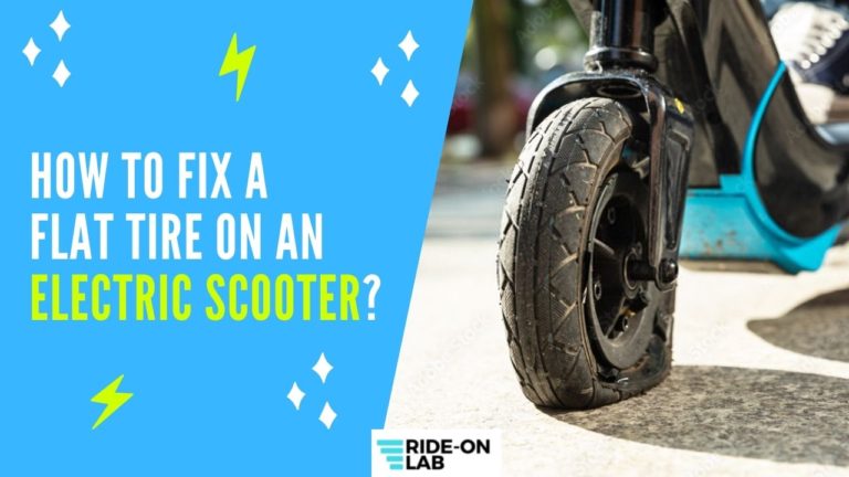 How To Fix A Flat Tire On An Electric Scooter?